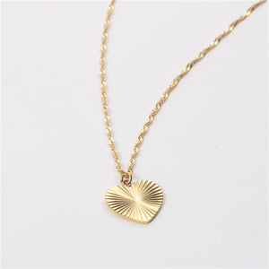 Marcel Heart Pendant Necklace