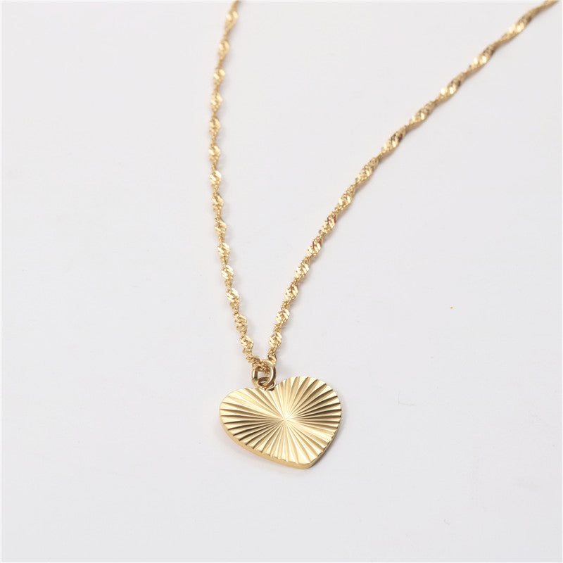 Marcel Heart Pendant Necklace